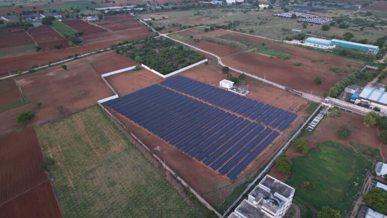 Sunworks Solar EPC Ground Mount Project - Siva swathi spinning mills